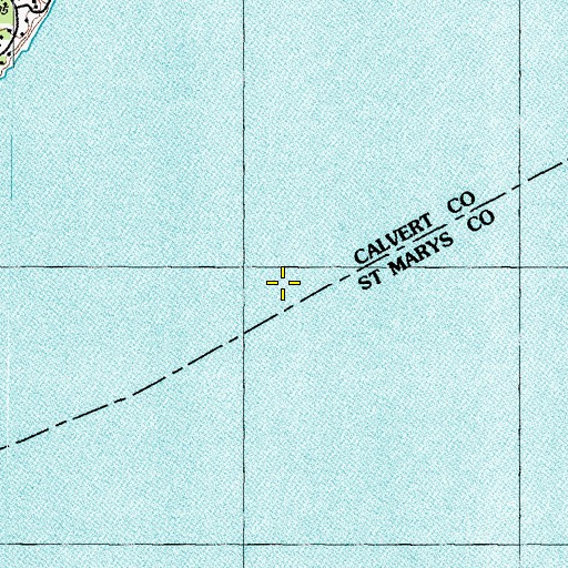 Topographic Map of Patuxent River, MD