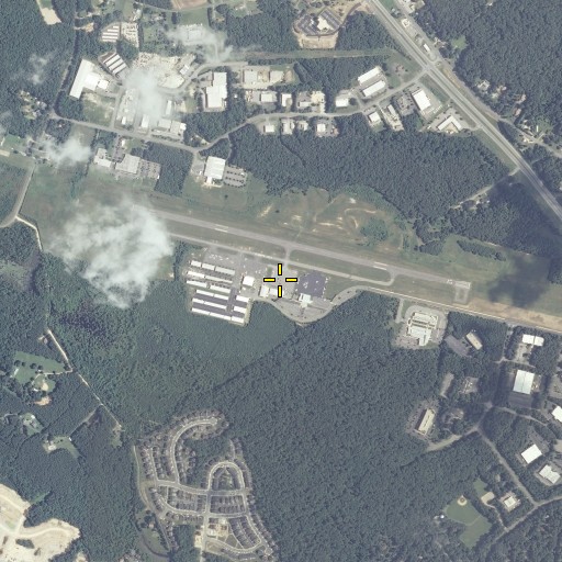 Aerial/Satellite Image of St Mary's County Regional Airport, MD