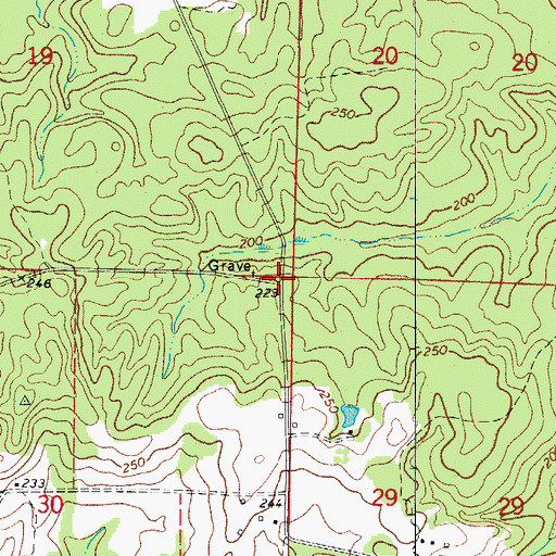 Topographic Map of Calico Neck (historical), AR