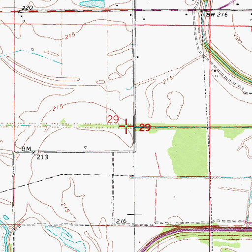 Topographic Map of Lateral J, AR
