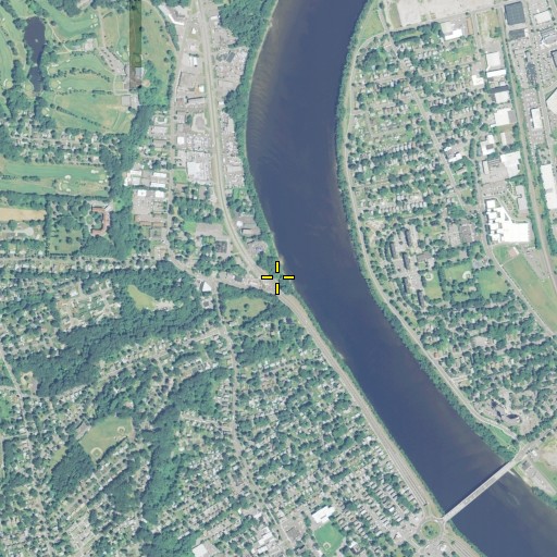 Aerial/Satellite Image of Piper Brook, MA