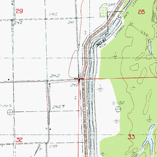 Topographic Map of Hills Store (historical), AR