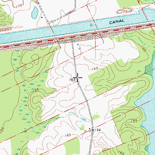 Topographic Map of Cox School (historical), AR