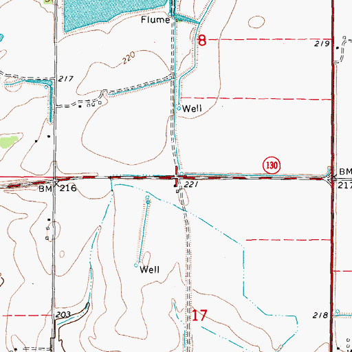 Topographic Map of Rice Junction (historical), AR