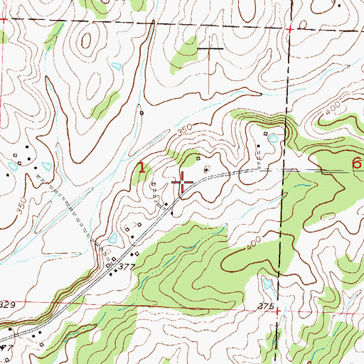 Topographic Map of Fountain Church (historical), AR