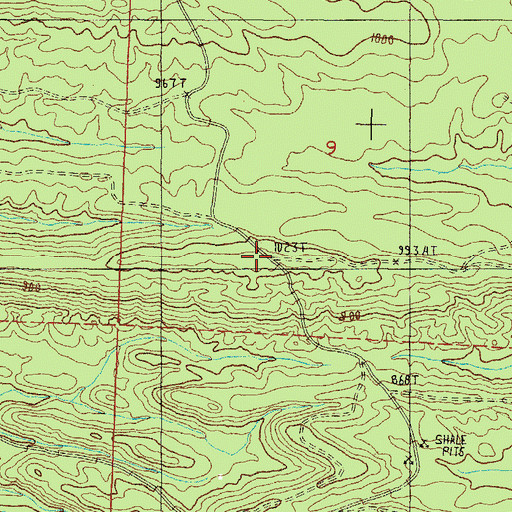 Topographic Map of Pryor Ridge School (historical), AR