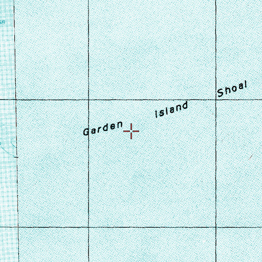 Topographic Map of Garden Island Shoal, MI