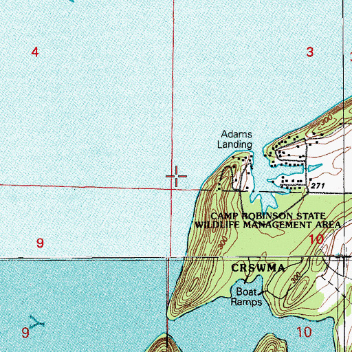 Adams Lake (historical), AR