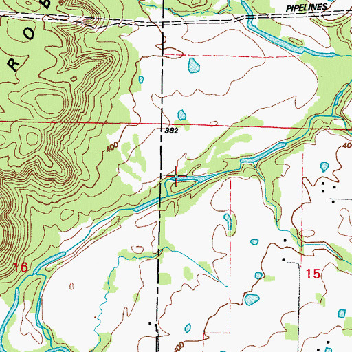 Topographic Map of Quinn Ford, AR