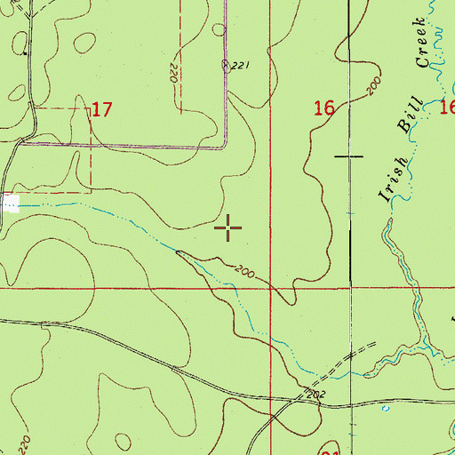 Topographic Map of Township of Moro, AR