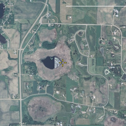 Aerial/Satellite Image of Saint Patrick State Wildlife Management Area, MN