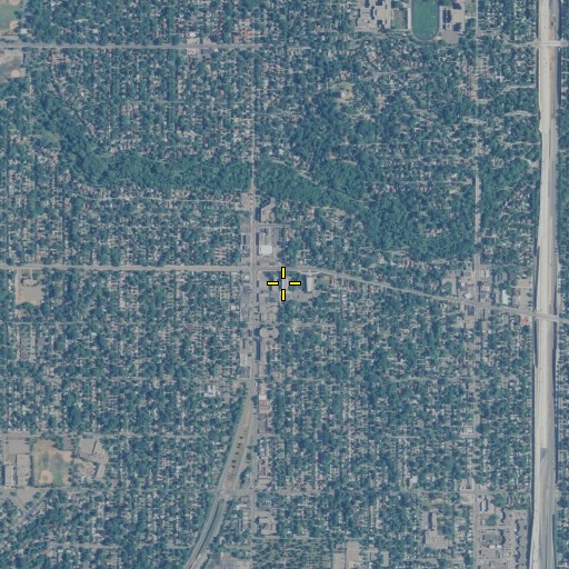 Aerial/Satellite Image of Annunciation Elementary and Middle School, MN