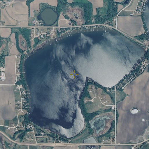 Aerial/Satellite Image of Ballantyne Lake, MN
