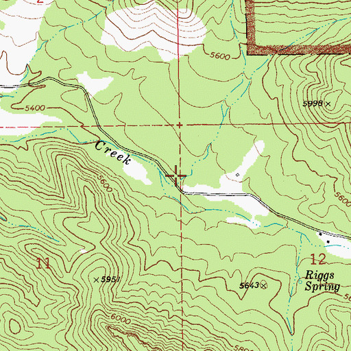 Topographic Map of Jesse James Canyon, AZ