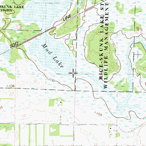 Topographic Map of Buckman Creek, MN