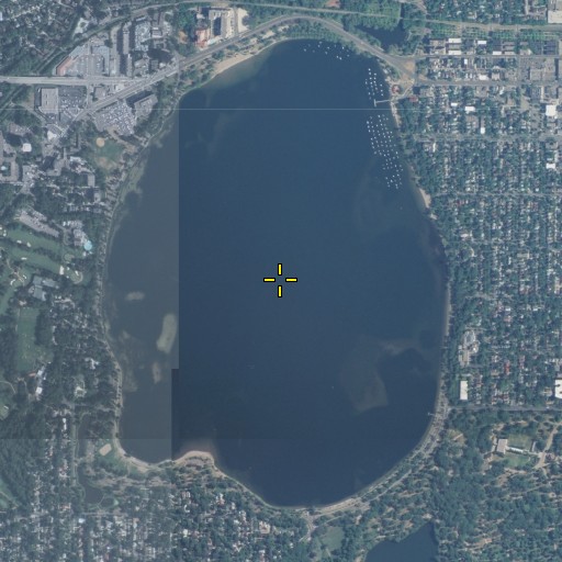 Aerial/Satellite Image of Lake Calhoun, MN