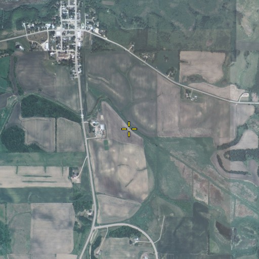 Aerial/Satellite Image of County Ditch Number Sixtysix, MN