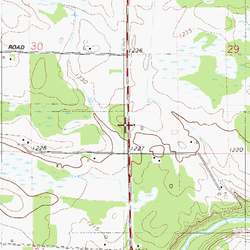 Topographic Map of Finnish Church, MN