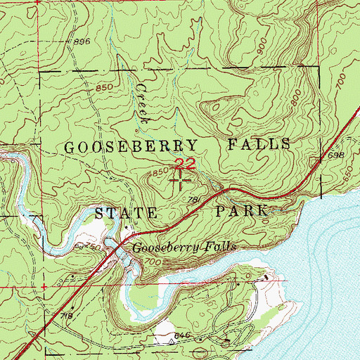 Gooseberry Falls State Park Map Gooseberry Falls State Park, Mn