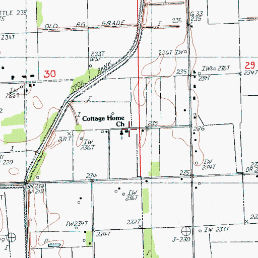 Topographic Map of Phillips School (historical), AR