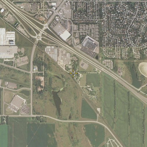 Aerial/Satellite Image of Langdon, MN