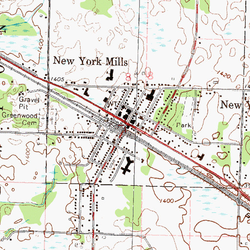 New York Mills Mn Map New York Mills, Mn