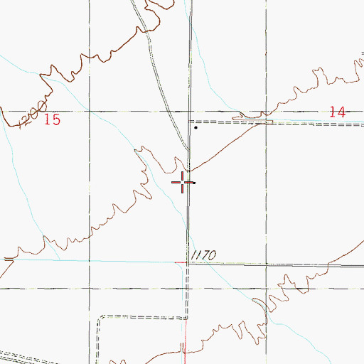 Topographic Map of Joleena Farm, AZ
