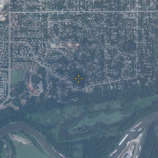 Aerial/Satellite Image of Overlook Lake Park, MN