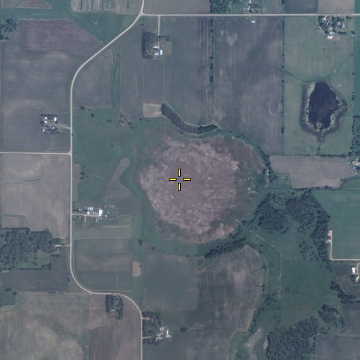 Aerial/Satellite Image of Renneberg Lake, MN