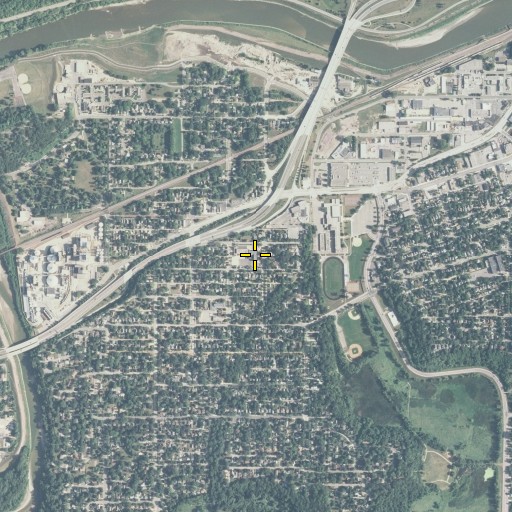 Aerial/Satellite Image of Roosevelt Elementary School, MN