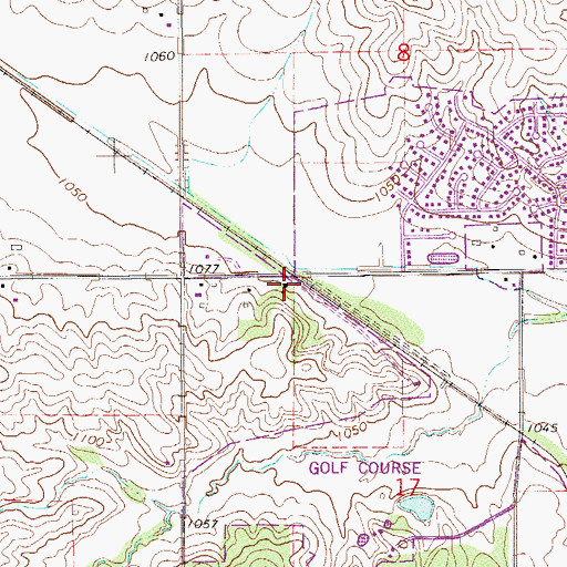 Topographic Map of Rossi School, MN