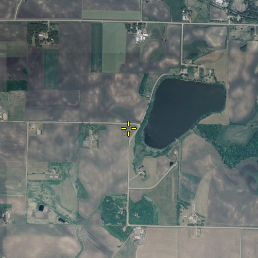 Aerial/Satellite Image of Faith / Rutz Lake Cemetery, MN