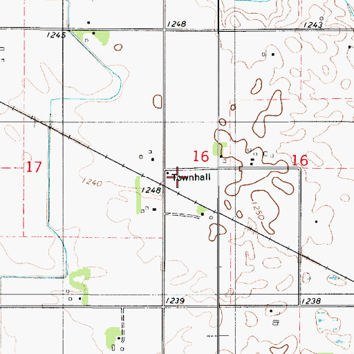 Topographic Map of Schilling School, MN