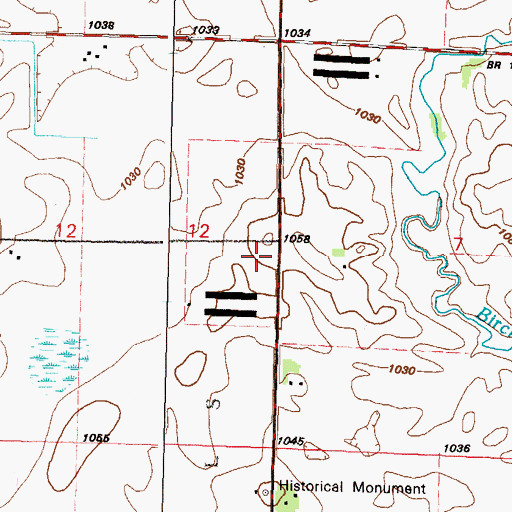 Topographic Map of School Number 135, MN