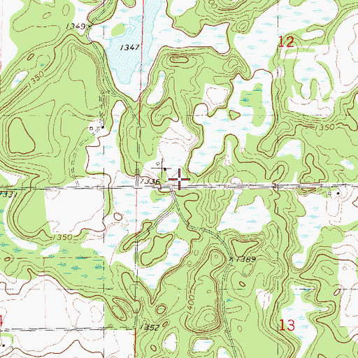 Topographic Map of School Number 159, MN