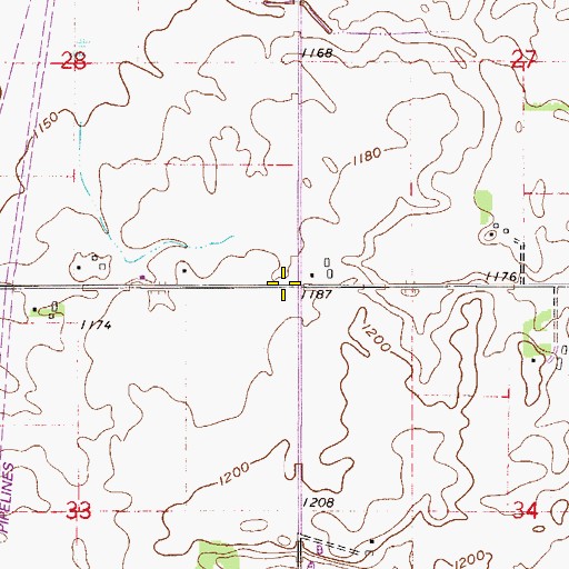 Topographic Map of School Number 2113, MN
