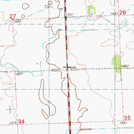Topographic Map of School Number 26, MN