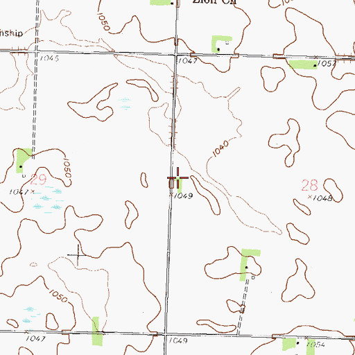 Topographic Map of School Number 298, MN