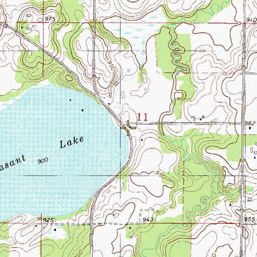 Topographic Map of School Number 33, MN