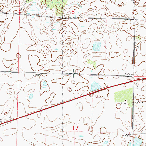 Topographic Map of School Number 51, MN
