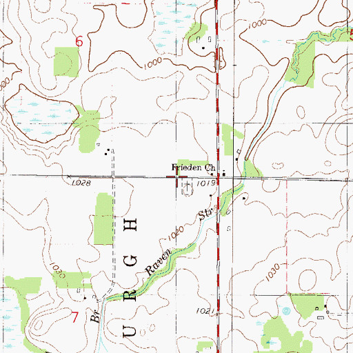 Topographic Map of School Number 61, MN