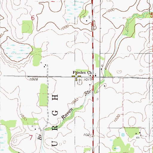 Topographic Map of School Number 61, MN
