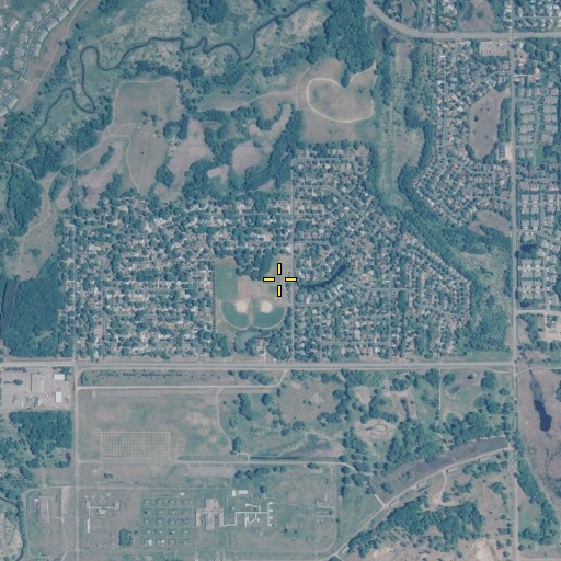 Aerial/Satellite Image of Shamrock Park, MN
