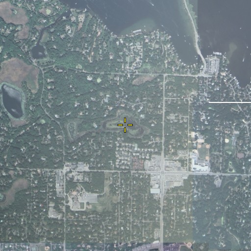 Aerial/Satellite Image of Shaver Lake, MN