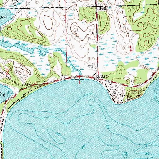Topographic Map of Spring Creek, MN