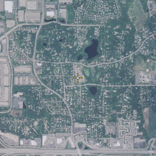 Aerial/Satellite Image of Sunset Hill School, MN