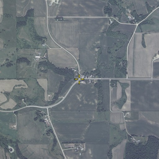 Aerial/Satellite Image of White Rock, MN