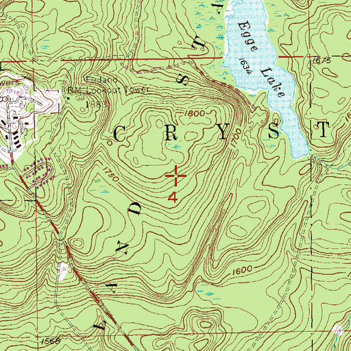 Topographic Map of Finland State Forest, MN