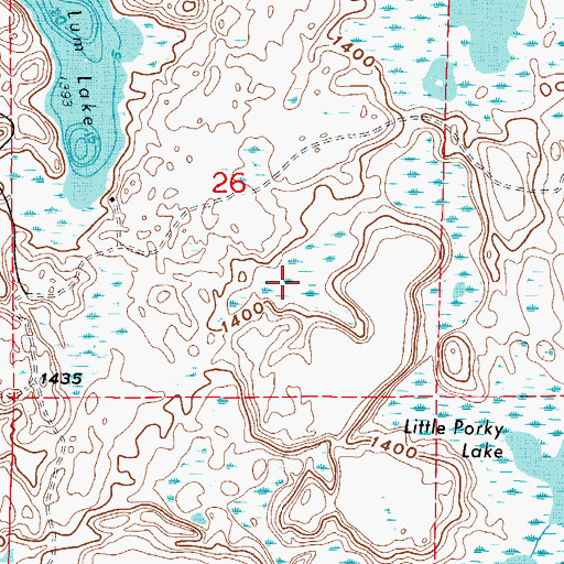 Topographic Map of Marcell Experimental Forest, MN