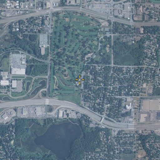 Aerial/Satellite Image of Brookview Country Club, MN